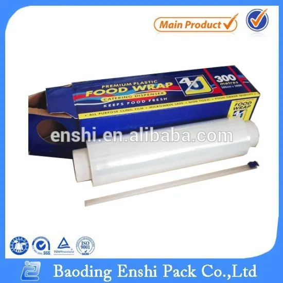 2015 new maker/ box with Cutter PE Cling film food wrap