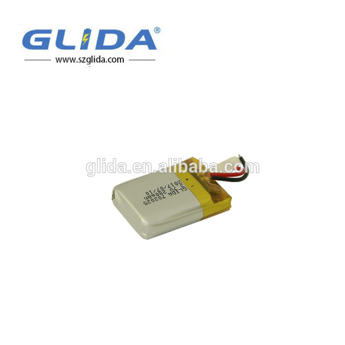 OEM Rechargeable lipo battery 3.7V 280mAh 702025