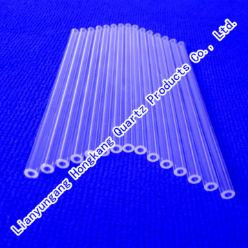 Short Quartz Silica Tube, Clear Short Quartz Tube, Big Diameter Low Oh Quartz Tube for Heaters