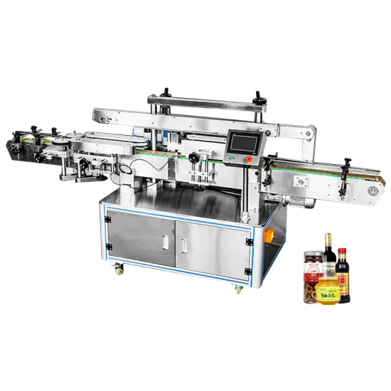 RJ-2000 Automatic Label Sticking Machine for Flat Square Bottles in Production Factories