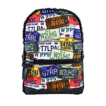 Poly Print Backpack Bags, Travel Bags, Laptop Bags (HS391)
