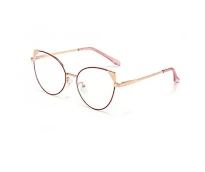 Gold Cat Eye Blue Light Cool Optical Glasses