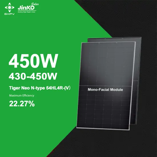 Jinko Solar Panels: 430W to 450W Mono-Facial N-Type PV Modules for Optimal Solar Energy Generation