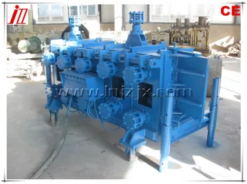 Spiral steel strip forming machine for storage