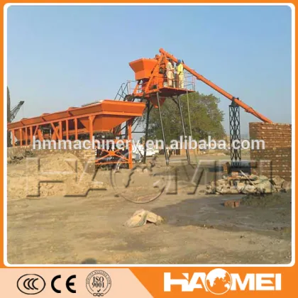 Random Color Concrete Mixing Station HZS25