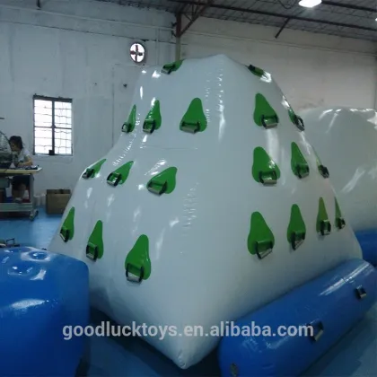 inflatable floating iceberg climbing wall / inflatable floating iceberg island / floating inflatable climb iceberg