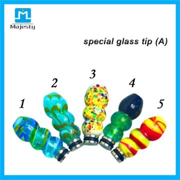 Shenzhen Factory Price E-cigarette Drip Tip Wide Drip Tip Glass Drip Tip