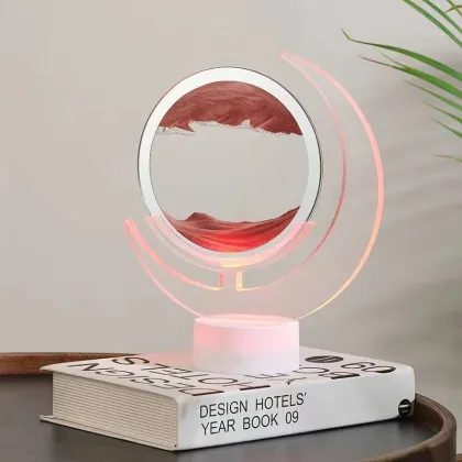 Decorative Flowing Sand Art Light