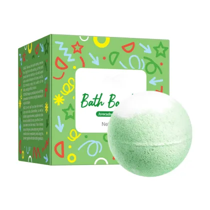Rose Bath Salt Ball Bath Bomb - Deep Cleaning Body Bath Sponge