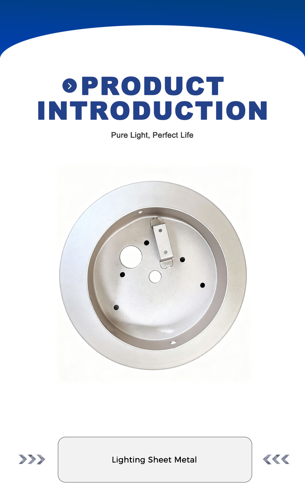 Round Wall Light Back Shell x