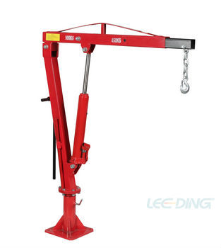 1000lb hydraulic 360 degree swivel foldable pick up truck mounted crane