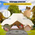 Outerlead 6m Canvas Bell Tält Yurt w/spis Jack