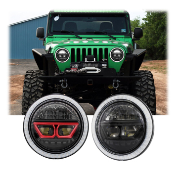 7 "LED LED DRL LED LED UNTUK TRUCK, OFFROAD, CAR, DAN MOTORCYCLE