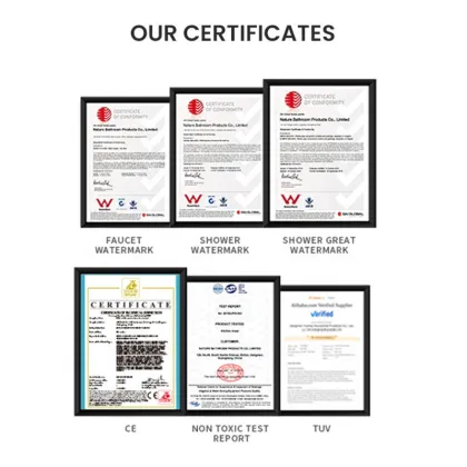 Watermark Concealed Square Bathroom Shower Faucet - Black In-Wall Rain Shower Set