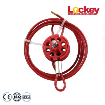 Ajdustable Cable Lockouut with Cable Dia. 3,8 mm