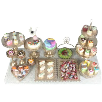 Three-layer cake stand fruit basket