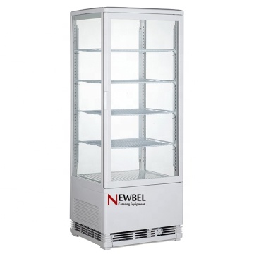 Newbel 500L Upright Double Glass Door Beverage Cooler