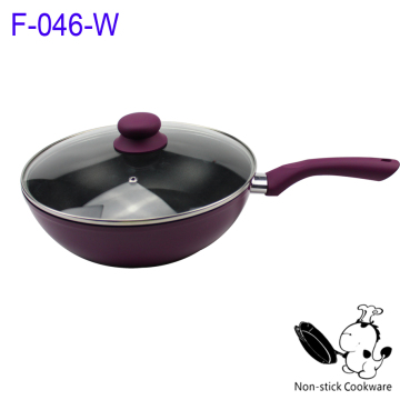 2015 promotional forged best non stick induction wok pan