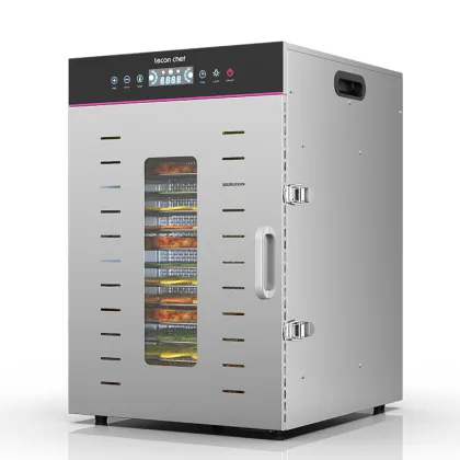 Lecon Chef 16 Trays Fruit Dryer - Large Capacity Food Dehydrator for Home Use