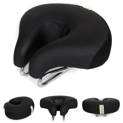 New noseless bicycle saddle