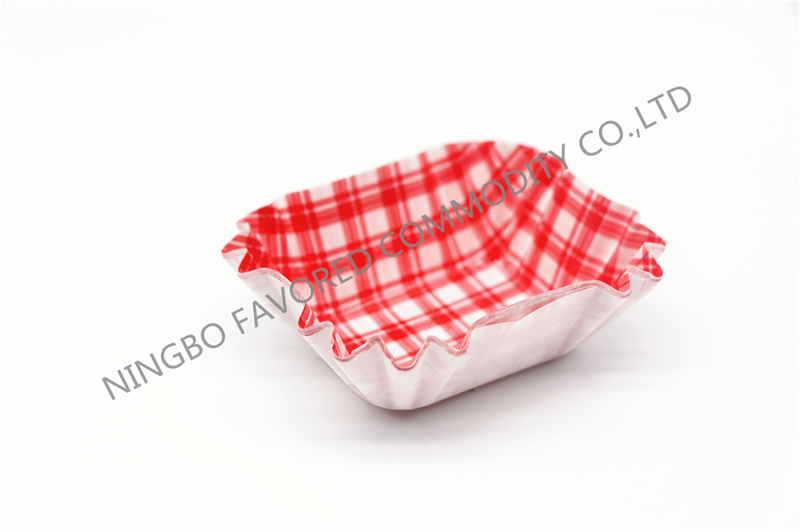 Small size rectangular paper cup liner