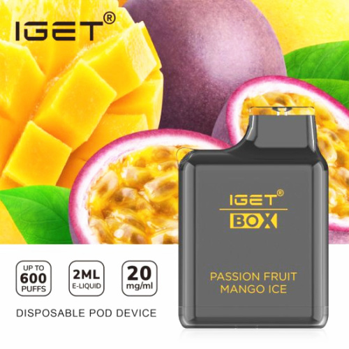 Iget Vape Australia одноразовая вейп -ящик Iget