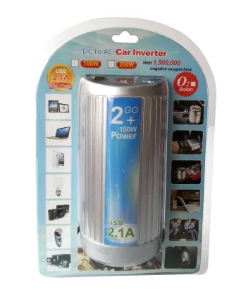 150W Car Power Inverter with Air Purifier Oxygen Bar
