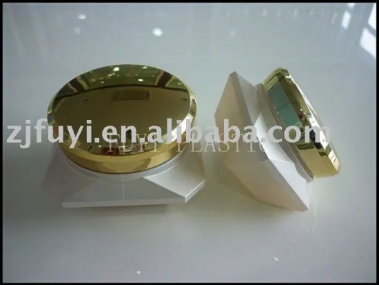 diamond cosmetic plastic cream bottle