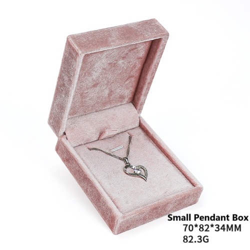 High-End-Velvet-Schmuckschatulle Gold mit Logo