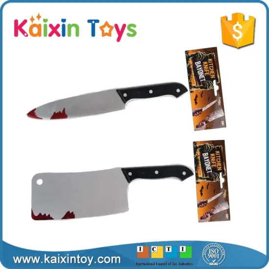 Plastic Fake Knife With Blood For Party Horror Tricky Toys