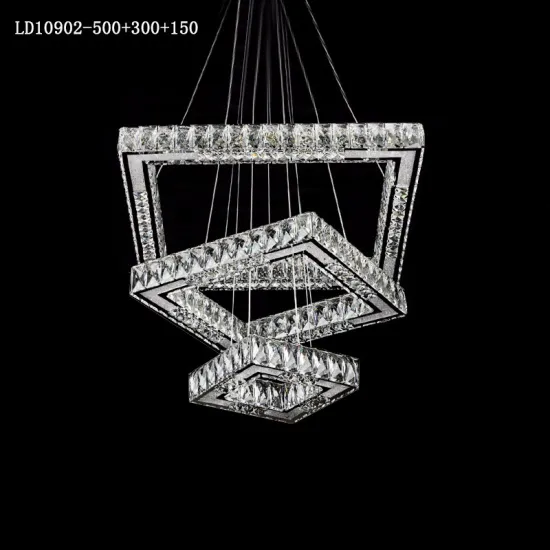 Factory outlet modern rectangular chandelier