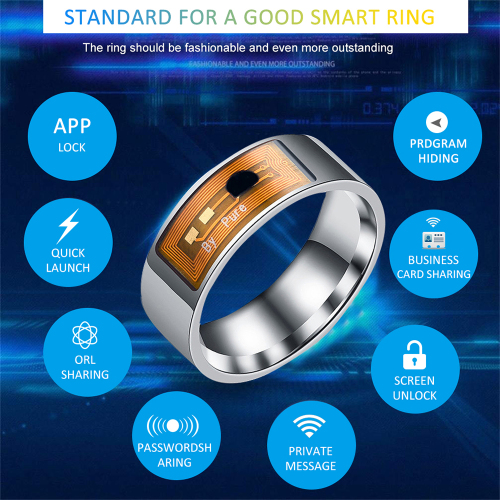 Smart Ring Wearable For Iphone Samsung Nfc Android Ios Wear Phone Magic  Finger