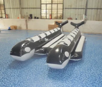 6 man Whale Banana Boat best price,6 persons Whale Inflatable Banana Boats for sale