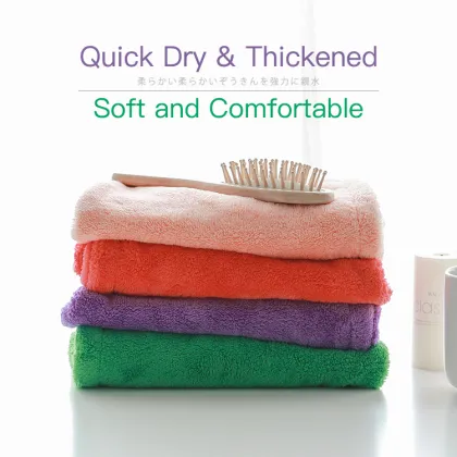 Quick Dry Microfiber Wrap Hair Drying Cap Towel