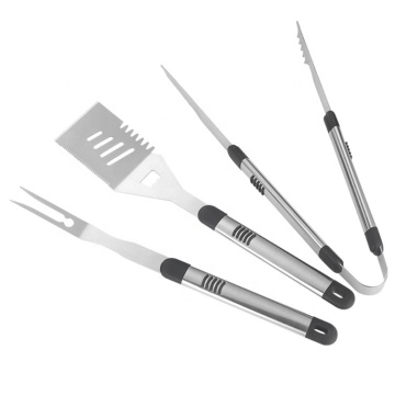 High-Quality Reusable Stainless Steel BBQ Grill Tools Set for Outdoor and Home Cooking