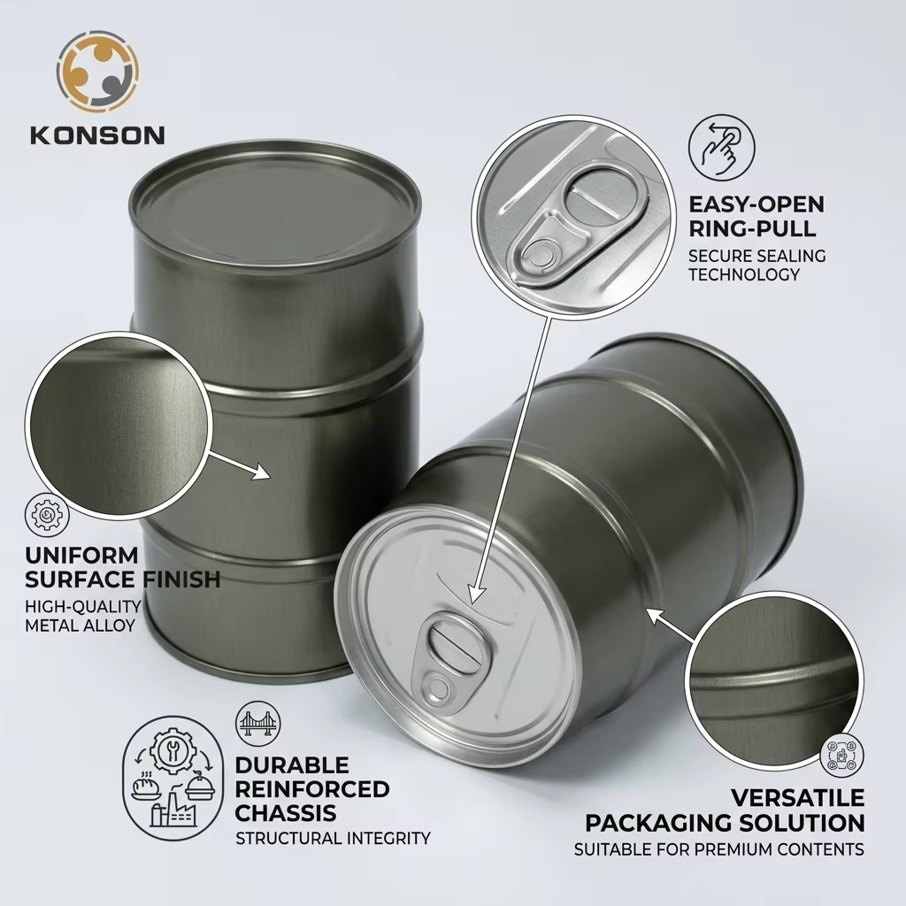 empty coffee metal cans