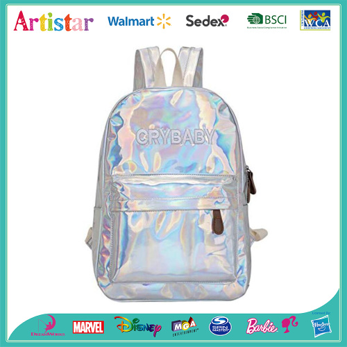 CRYBABY white laser backpack