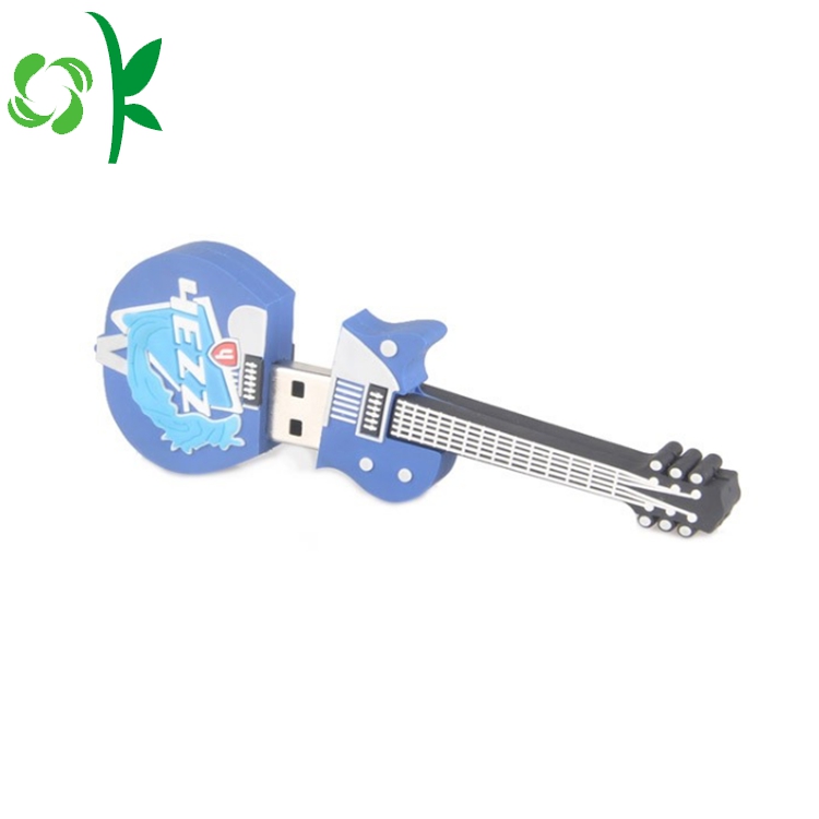 3D Guitar Custom Silicone USB Flash Drive Cover