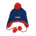 2019 cappello lavorato a maglia con logo ricamato personalizzato acrilico di nuova moda con pompon