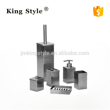 Hotel Stainless Steel Bathroom Ware Set (6pcs/Set) / toilet brush etc.