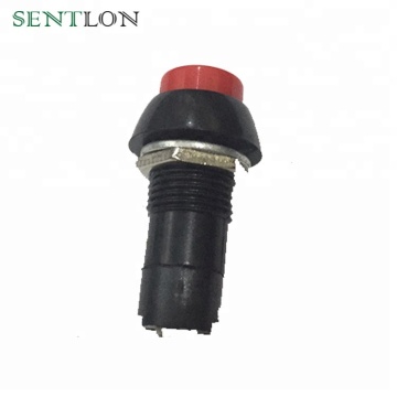 Factory Supply 1A 250VAC Red Mini Brass Push Button Switch