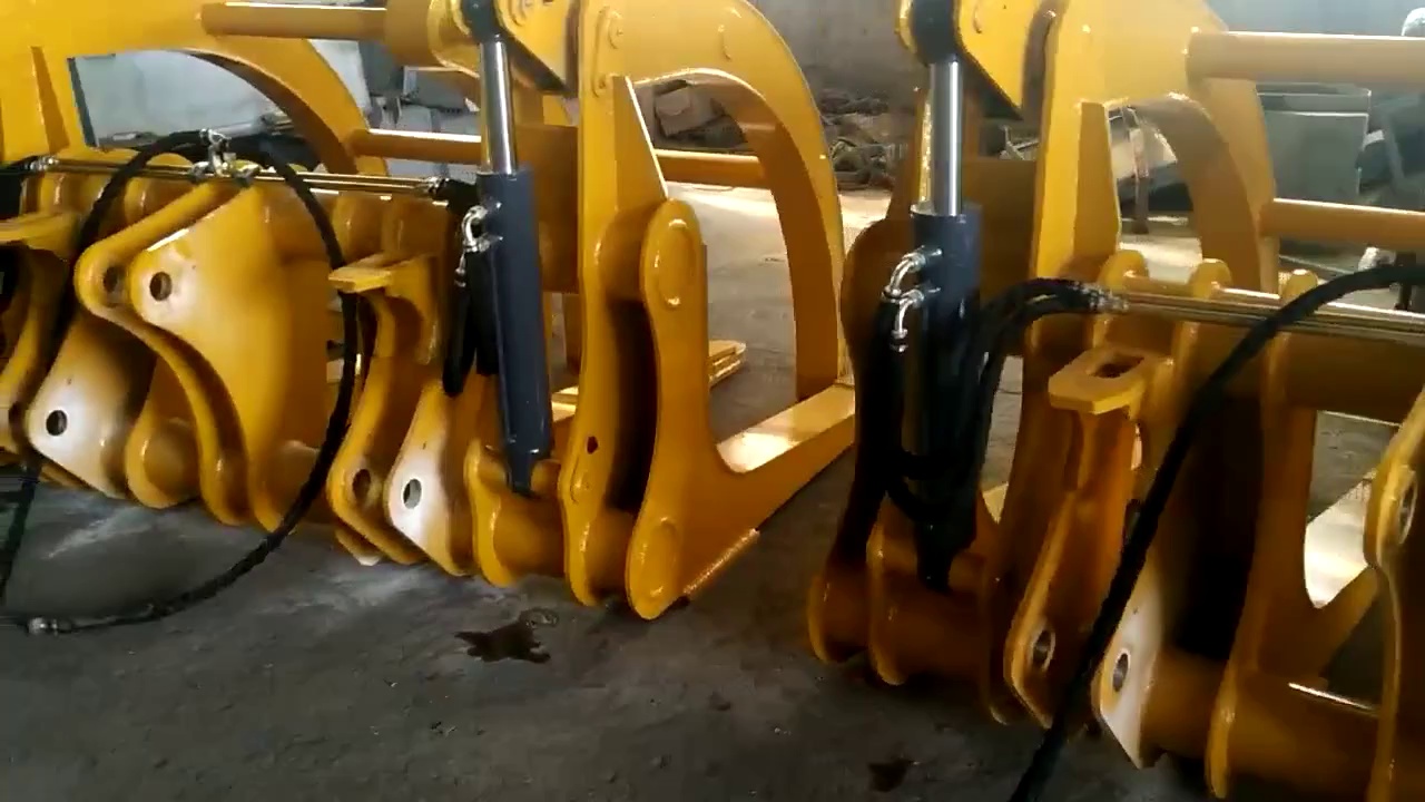 Heavy Duty Industrial Grapple Wood Log Grapple Front End Loader