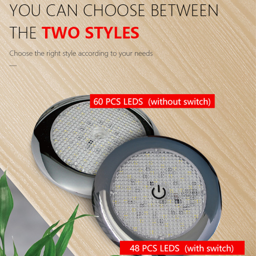 કેમ્પર માટે આરવી લાઇટ્સ એલઇડી સીલિંગ લાઇટ્સ ટ્રાવેલ ટ્રેલર બોટ માટે ઇનસાઇડ એલઇડી લાઇટ્સ માટે આરવી રાઉન્ડ લાઇટ્સ