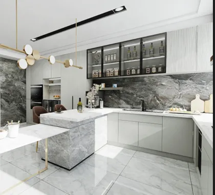 Modern American Style Kitchen Cabinets for Home Furnishing in USA