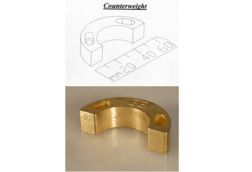 Counterweight for Air Conditioning Unit Compressor