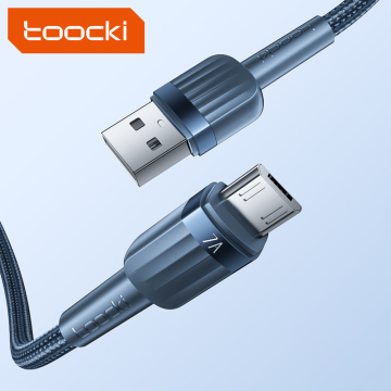 TOOCKI 480 Mbps Data Transmission Fast Charging USB B to Micro 2.4A Cable for Mobile Phone