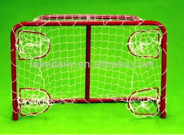 Metal Hockey Goal With four shooting goal
