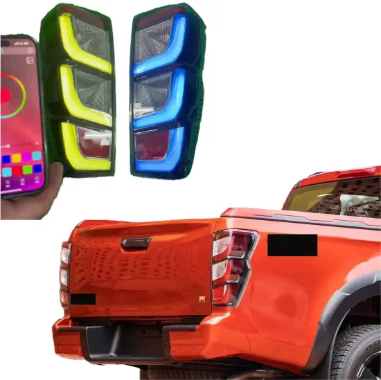 RGB Taillight - Colorful LED Rear Lamp for Dmax/D-max 2020-2025