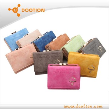 2014 winter new nubuck lady wallet with cute design
