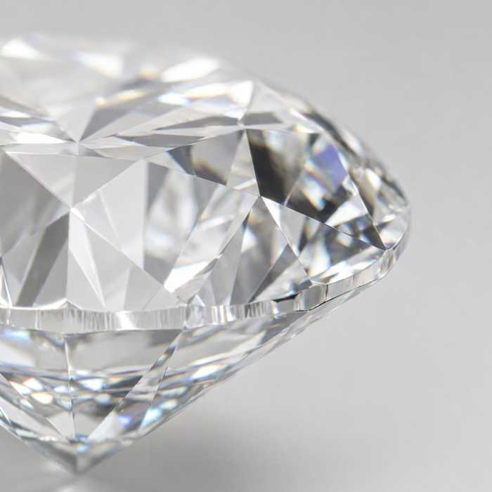 Round Cremation Memorial Diamond mula sa Abo o Buhok